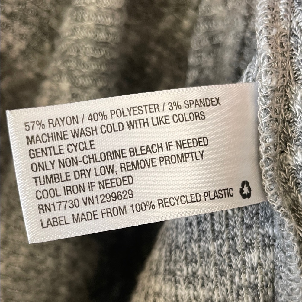 Ruched Long Sleeve sweater Dress|Xhilaration| Marled Gray| Medium| EUC - Picture 8 of 8